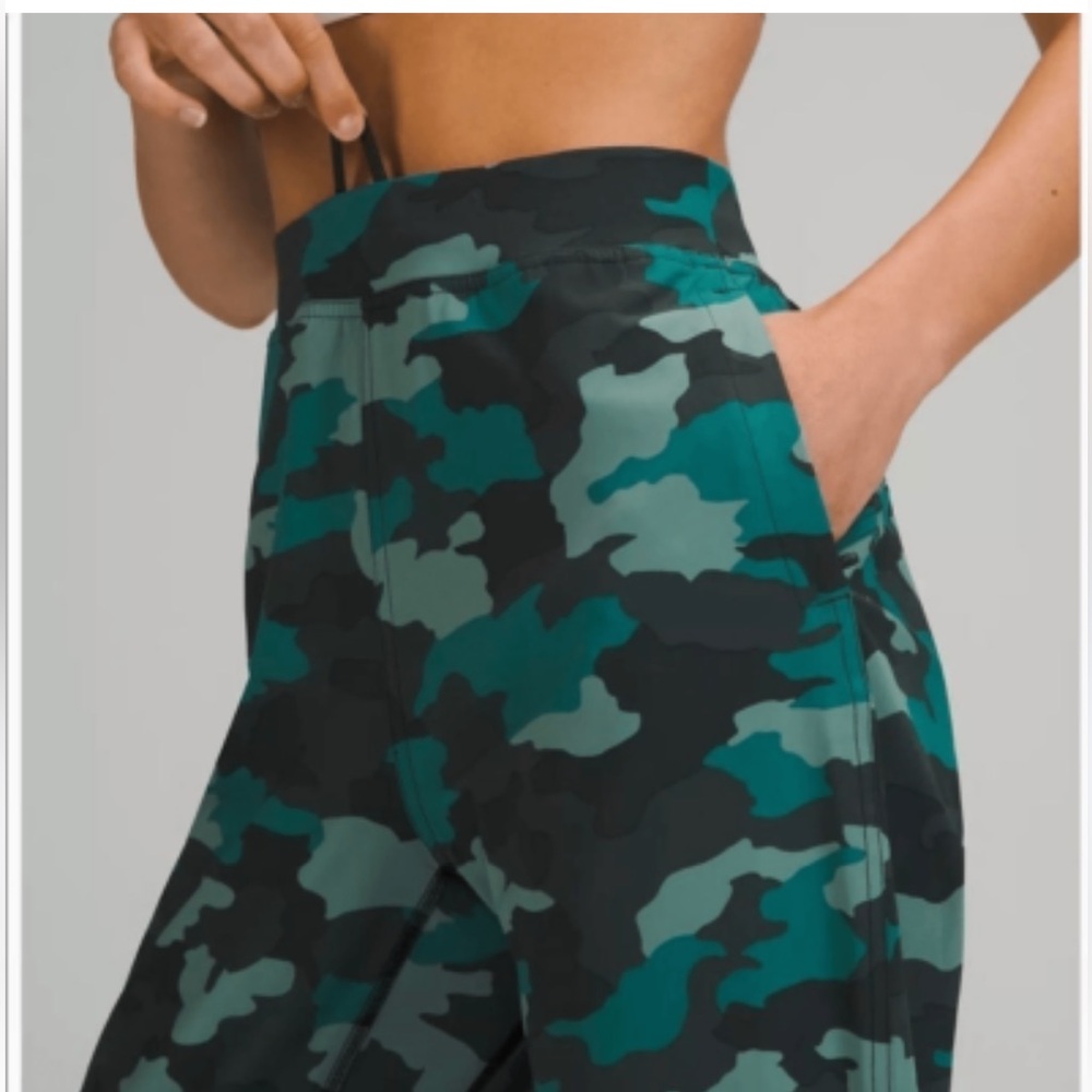 LULULEMON Adapted State High Rise Jogger Women Sz 10 Heritage 365 Tidewater Teal - Picture 6 of 17